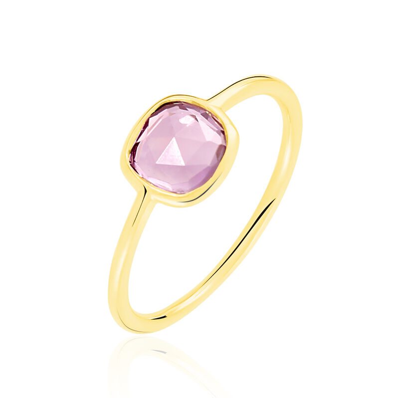Bague Or Jaune Amethyste - Spannringe Damen | OROVIVO