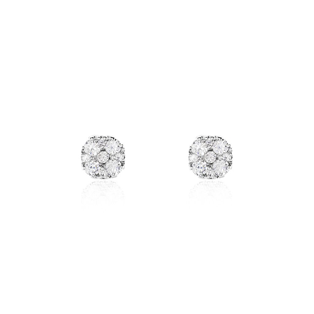 Damen Ohrstecker Roségold 375 Zirkonia Bina - Ohrstecker Damen | OROVIVO