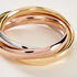 Damen Ring Gold Tricolor Gold / Wei&szlig; / Ros&eacute; 585 (14 Karat)