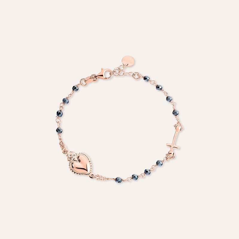 Bracciale Silver Soul Argento Rosa Cristallo - Spannringe Damen | OROVIVO