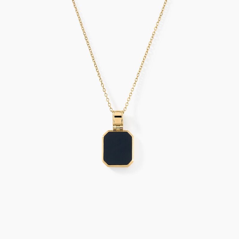 Collier Tertius Or Jaune Onyx - Spannringe Herren | OROVIVO