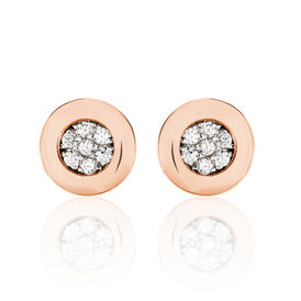 Damen Ohrstecker Roségold 375 Zirkonia Lexi - Ohrstecker Damen | OROVIVO