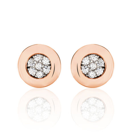 Damen Ohrstecker Roségold 375 Zirkonia Lexi - Ohrstecker Damen | OROVIVO