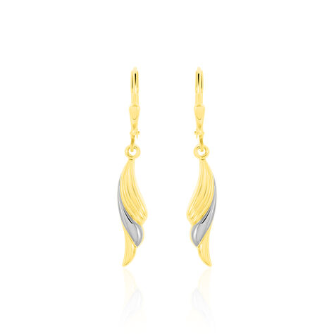 Damen Ohrhänger Lang Gold 333 Bicolor - Ohrhänger Damen | OROVIVO