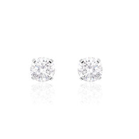Damen Ohrstecker Silber 925 Zirkonia 5mm - Ohrstecker Damen | OROVIVO