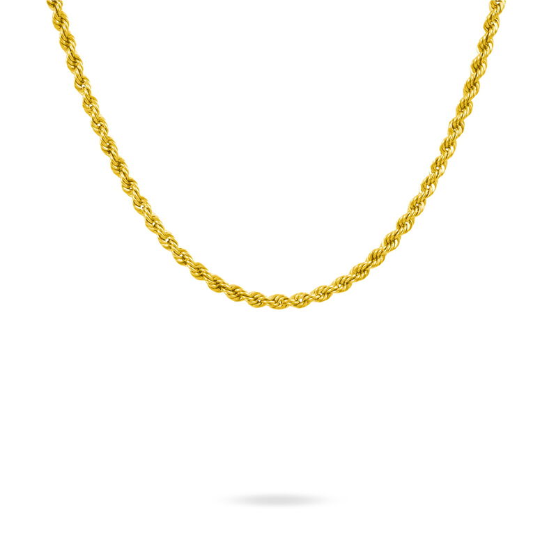 Collier Jerry Maille Corde Or Jaune - Spannringe Damen | OROVIVO
