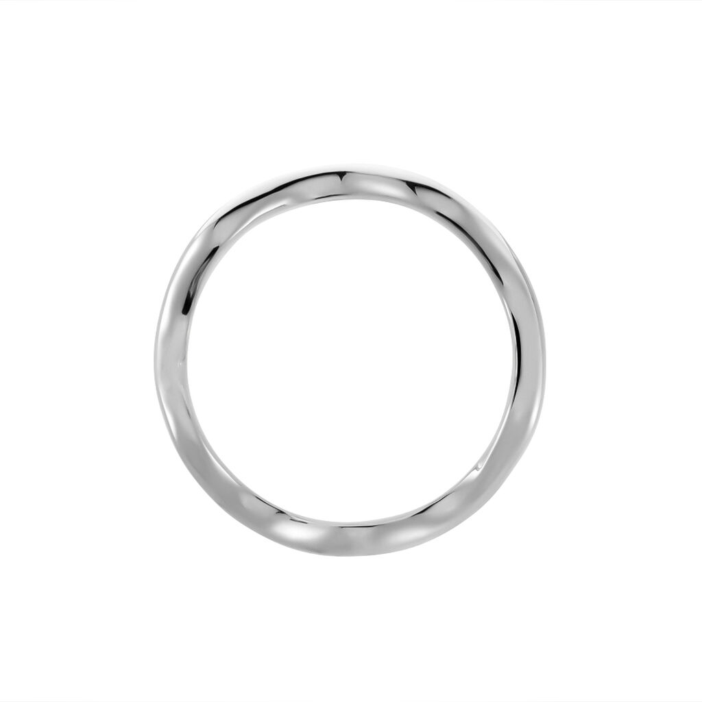 Damenring Silber 925 rhodiniert gewellt Zigzag Efgenia - Ringe Damen | OROVIVO