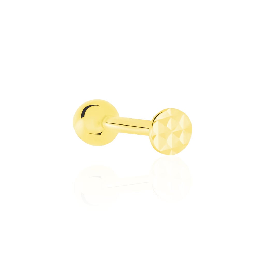 Piercing D'oreilles Or Jaune Joanina Boule