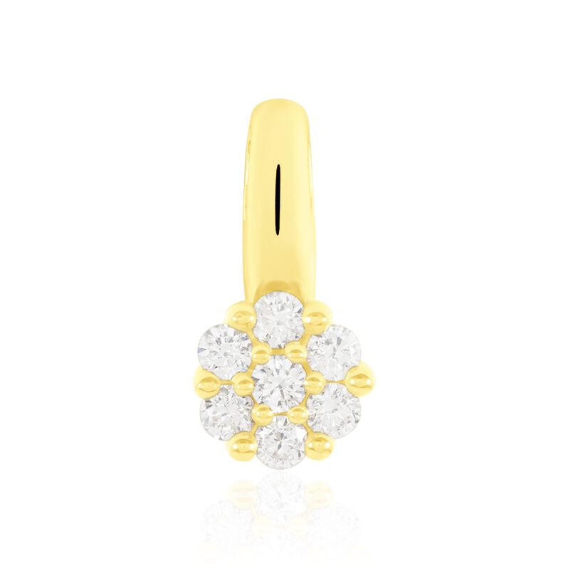 CAROCLA Damen Anh&auml;nger Gold 585 (14 Karat) Diamant Wei&szlig; 0,05 ct - Schmuckanh&auml;nger Damen | OROVIVO