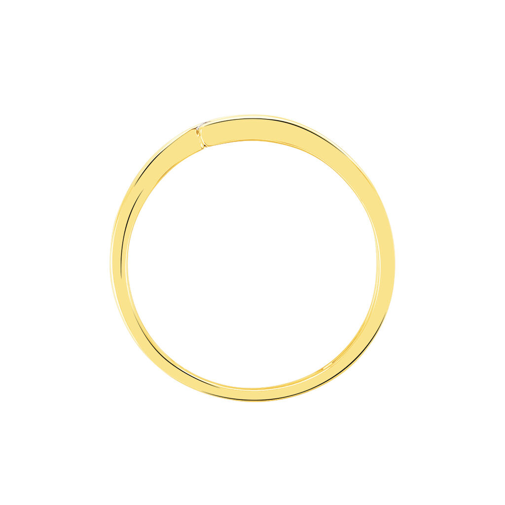 Bague Galya Or Jaune Diamant - Spannringe Damen | OROVIVO