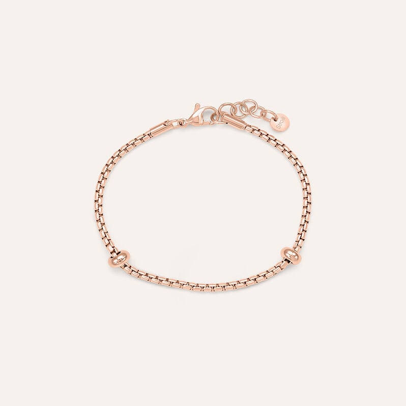Bracciale Essential Code Acciaio Rosa - Spannringe Damen | OROVIVO