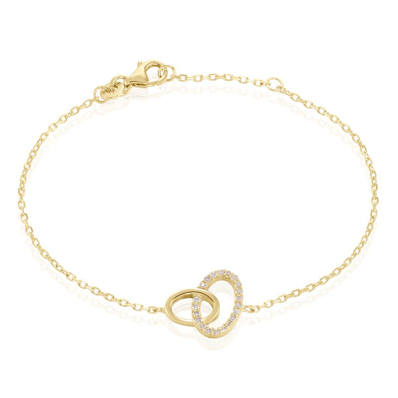 Bracciale Golden Dream Placcato Oro Giallo Cubic Zirconia - Spannringe Damen | OROVIVO