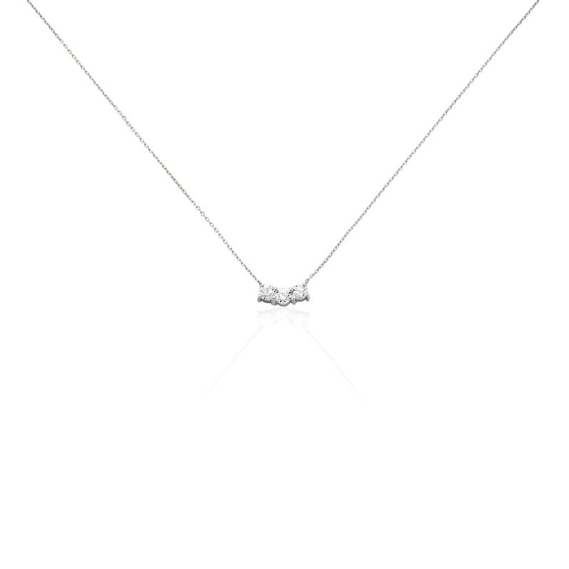 Collier Or Weiss Neely Diamants Synthétiques - Spannringe Damen | OROVIVO