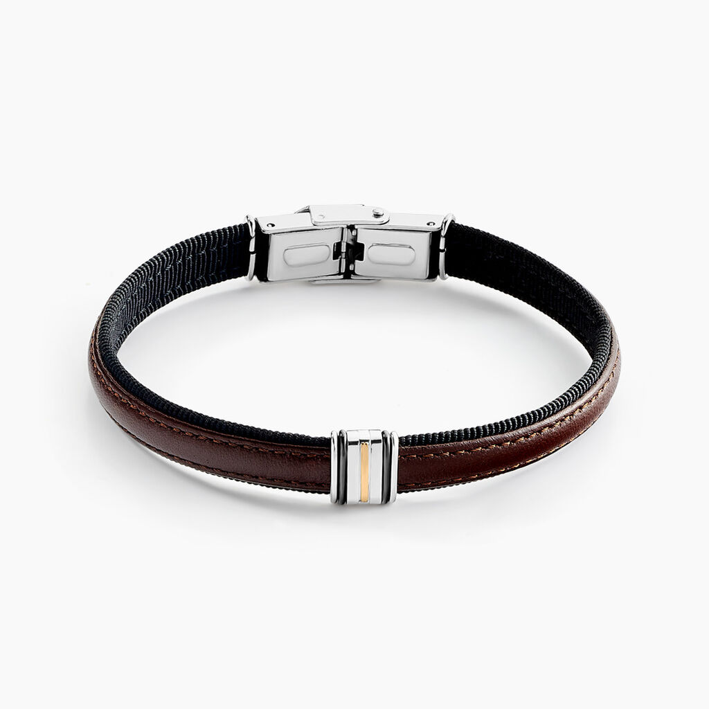 Bracelet Luciene Or Acier Bicolore - Spannringe Herren | OROVIVO