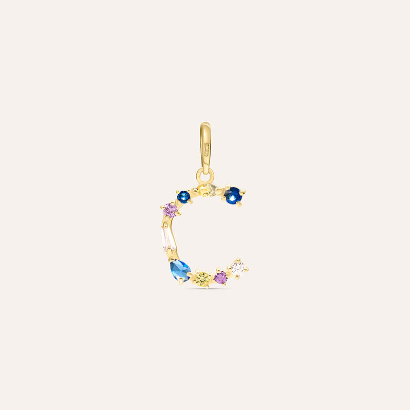 Pendente Claire Oro Giallo Cubic Zirconia - Spannringe Damen | OROVIVO