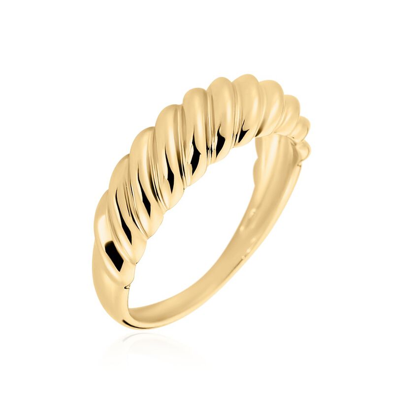 Damen Ring Vergoldet Ohne Stein Rylan  - Ringe Damen | OROVIVO