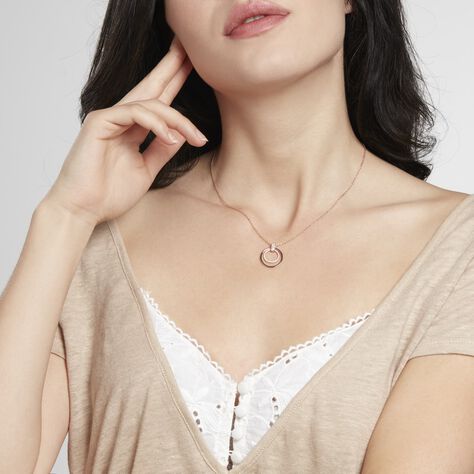 Damen Halskette Silber 925 Zirkonia Kreis Esperanza - Halsketten Damen | OROVIVO