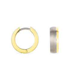 Boccia Damen Creolen Titan Bicolor 16mm 0539-12 - Creolen Damen | OROVIVO