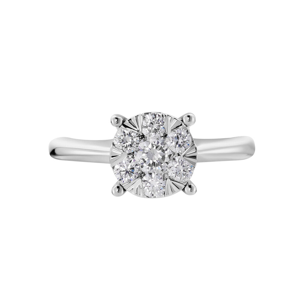 Damen Ring Weißgold 375 Diamant 0,51ct Dream  - Verlobungsringe Damen | OROVIVO