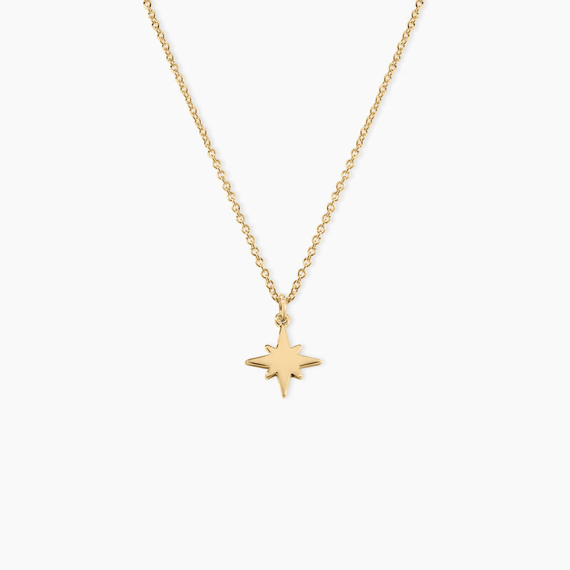 Collier Plaque Or Alisee Etoile 45cm - Spannringe Damen | OROVIVO