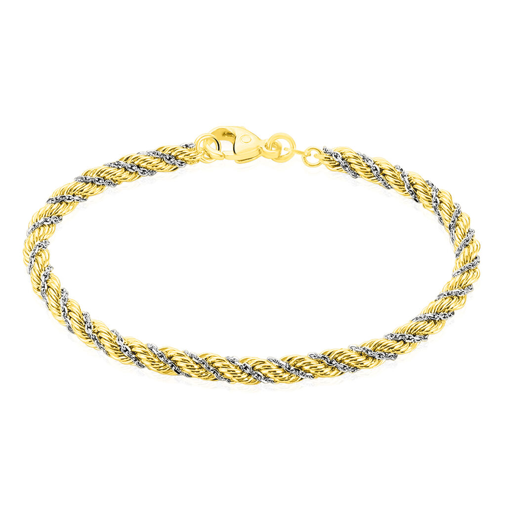 🦚 Damenarmband Gold 585 Bicolor , Armkette ohne Stein 🦚 Damenarmband Gold 585 Bicolor , Armkette ohne Stein