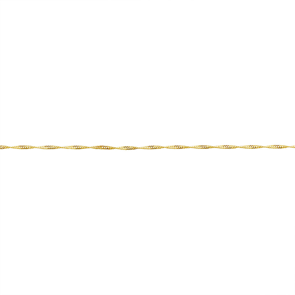 SINGAPUR 1 Damen Kette Gold 375 (9 Karat) B 1,2 mm