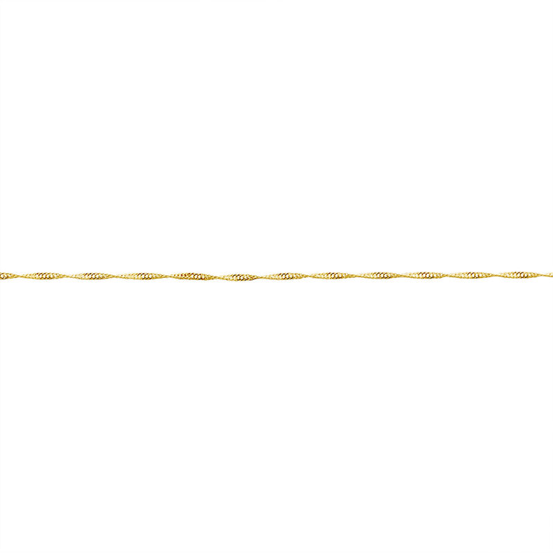 SINGAPUR 1 Damen Kette Gold 375 (9 Karat) B 1,2 mm - Halsketten Damen | OROVIVO