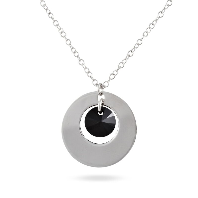 Collier Argent Blanc Pierre De Synthese - Spannringe Damen | OROVIVO