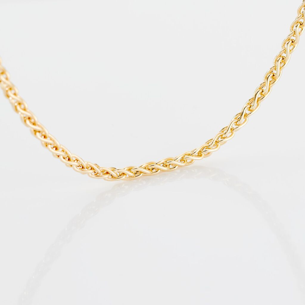 MADALYN Damen Kette Silber vergoldet 925 B 3 mm