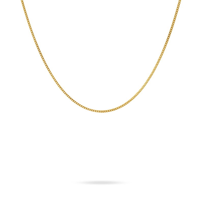 Chaîne Ixia Maille Gourmette Diamantee Or Jaune - Spannringe Familie | OROVIVO