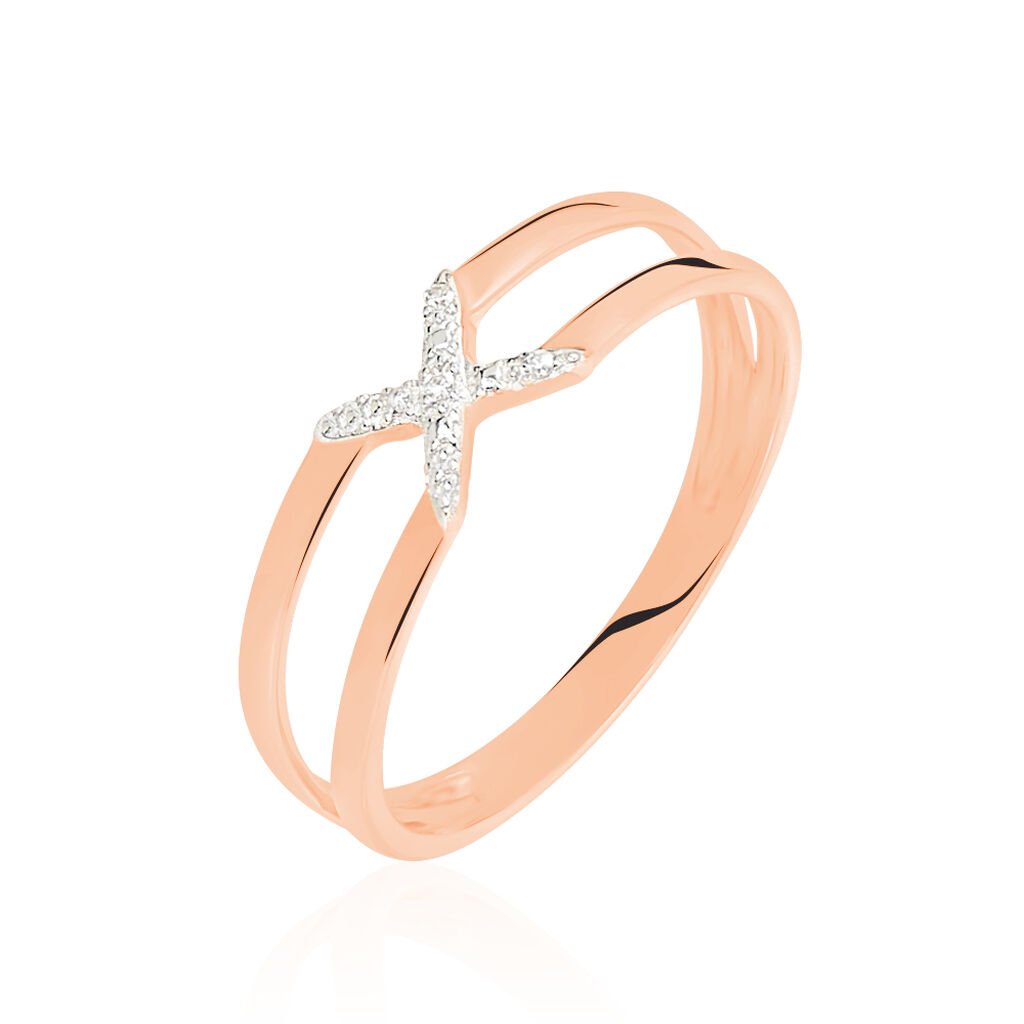 Bague Or Rose Odilia - Spannringe Damen | OROVIVO