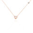PIA Damen Collier Rosegold 375 (9 Karat) Perlmutt Perlmutt Herz