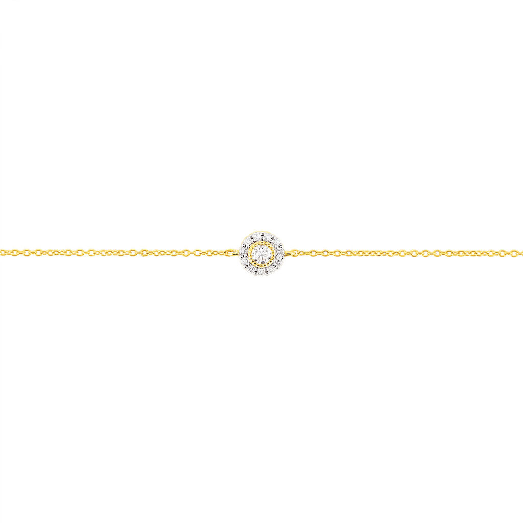 Bracelet Adelisa Or Jaune Diamant - Spannringe Damen | OROVIVO
