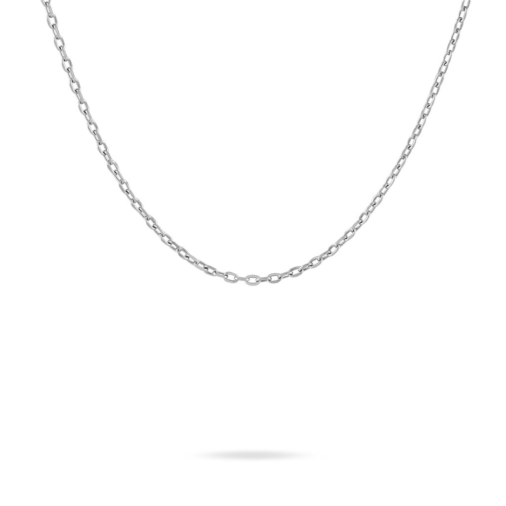 Chaîne Messie Maille Forçat Argent Blanc - Spannringe Familie | OROVIVO