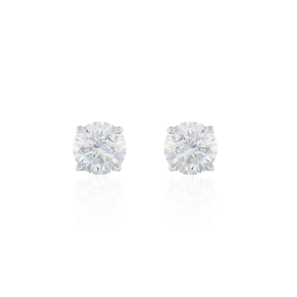Damen Ohrstecker Silber 925 Zirkonia  - Ohrstecker Damen | OROVIVO