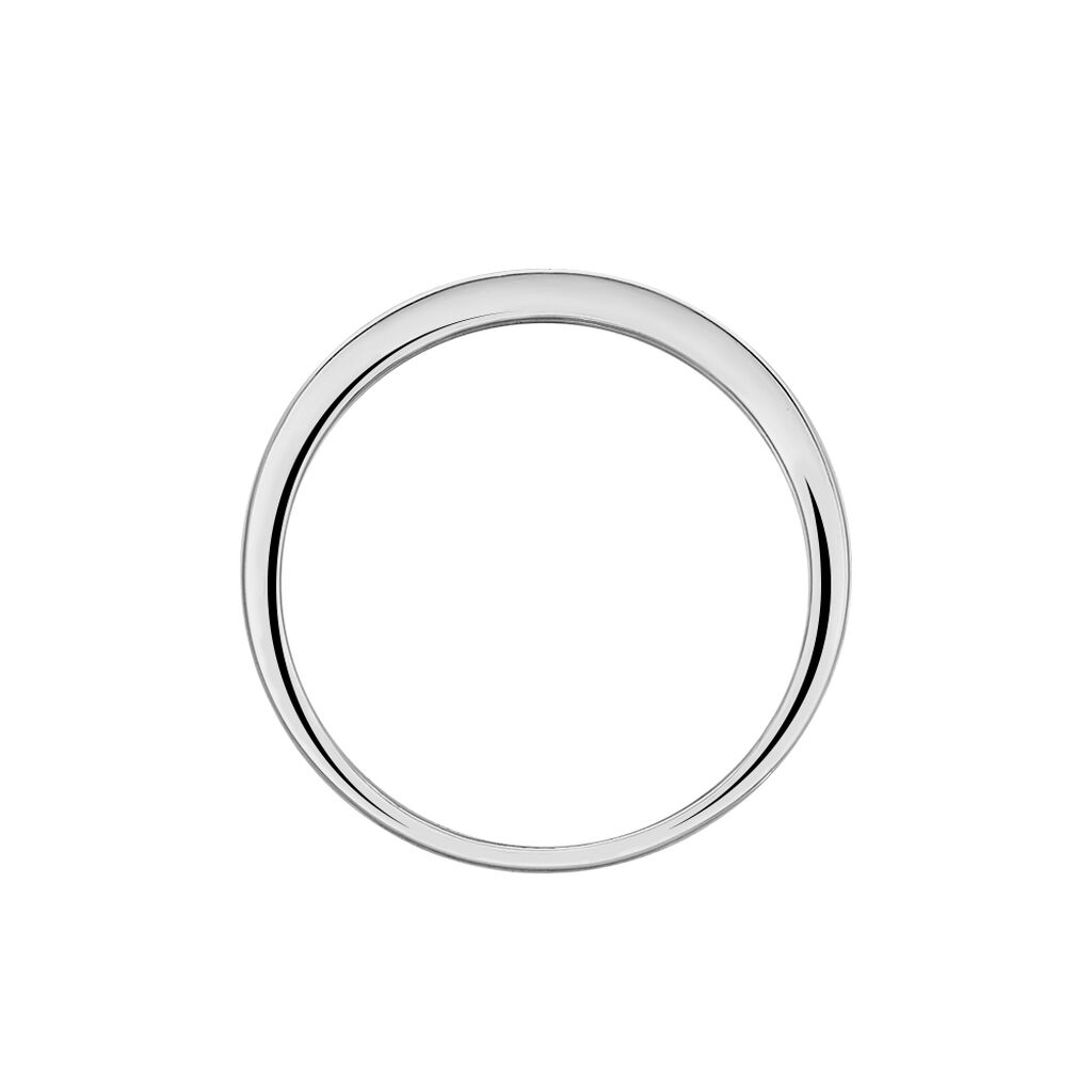 Damen Ring Silber 925 Diamant Wei&szlig; 0,07 ct B 4 mm