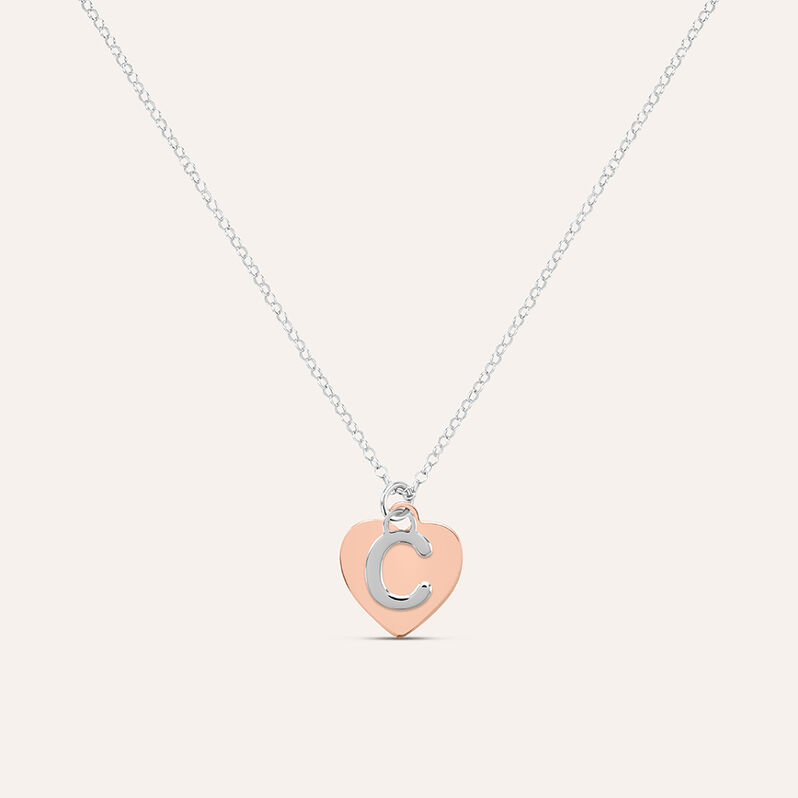 Collana Silver Collection Argento Bicolore Bianco / Rosa - Spannringe Damen | OROVIVO
