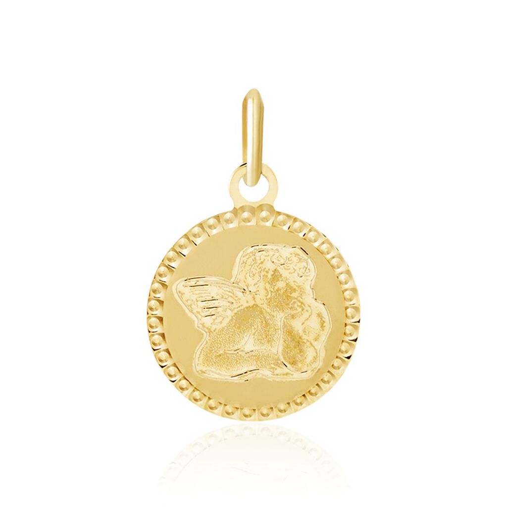 🦚 Anhänger Echt Gold 375 Engel, Anhänger ohne Stein