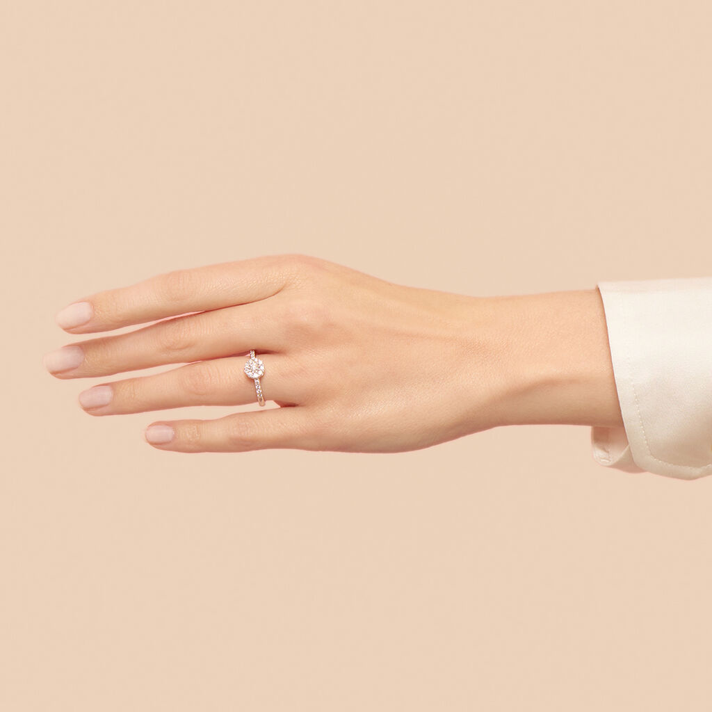 Damen Ring Weißgold 750 Diamant 0,5ct Maryn  - Verlobungsringe Damen | OROVIVO