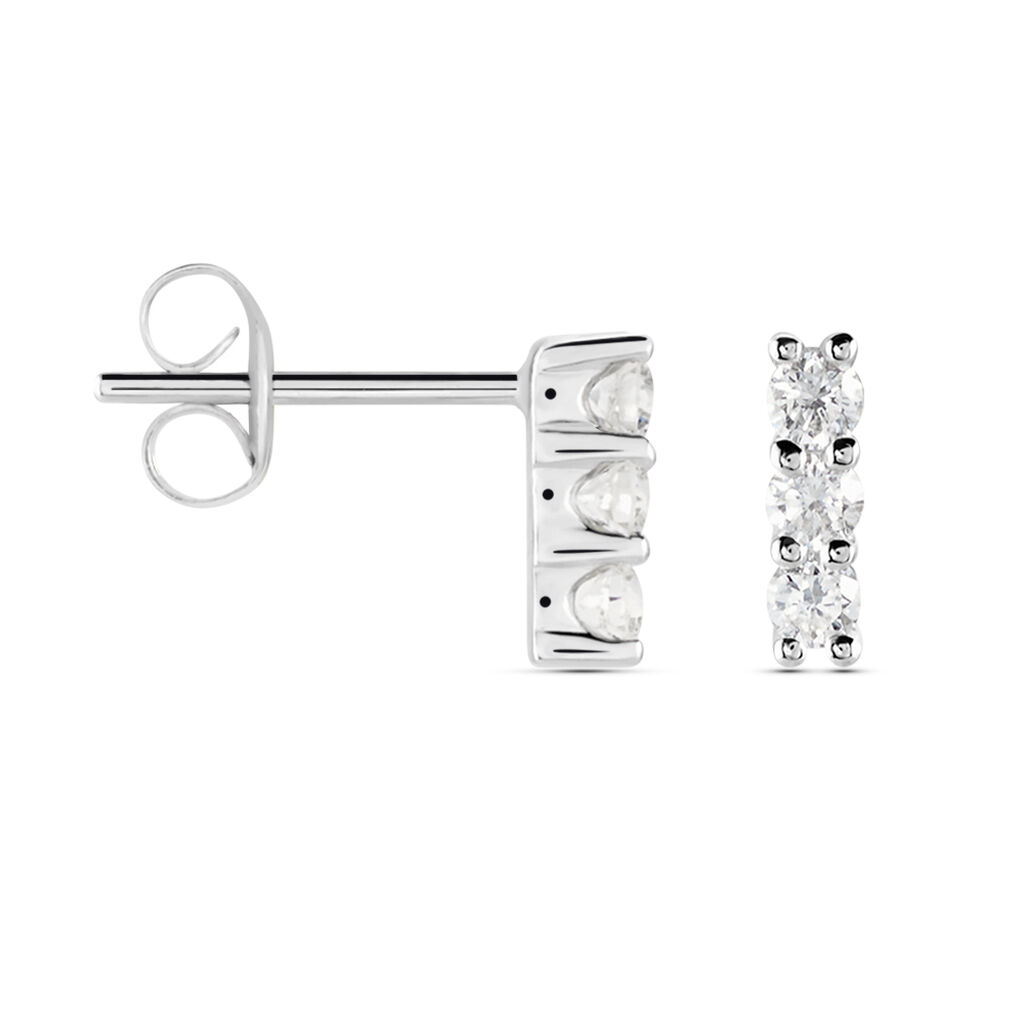 Damen Ohrstecker Weißgold 375 Diamant 0,3ct Sabinara  - Ohrstecker Damen | OROVIVO