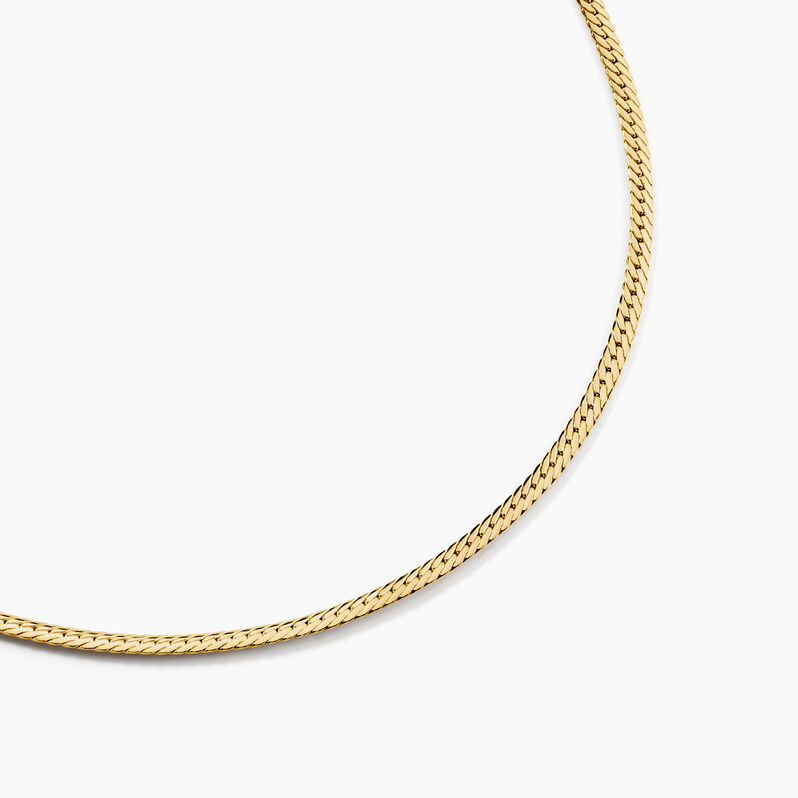 Collier Doline Maille Anglaise Or Jaune - Spannringe Damen | OROVIVO