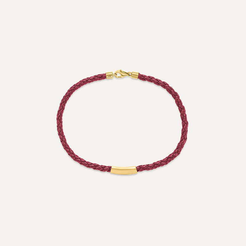 Bracciale Con Targhetta L'homme Or Oro Giallo - Spannringe Herren | OROVIVO