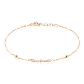 Damenarmband Silber 925 Rosé Vergoldet Zirkonia - Armbänder Damen | OROVIVO