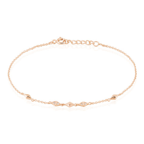Damenarmband Silber 925 Rosé Vergoldet Zirkonia - Armbänder Damen | OROVIVO