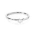 SIRA Damen Ring Platin Wei&szlig; 950 Diamant Wei&szlig; 0,11 ct