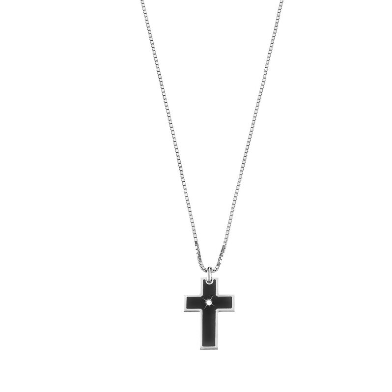 Collana Gentleman Argento Bianco Cubic Zirconia - Spannringe Herren | OROVIVO
