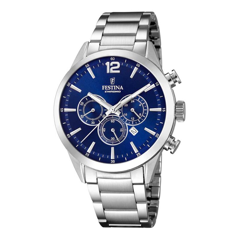 Montre Festina Timeless Chronograph Bleu - Spannringe Herren | OROVIVO