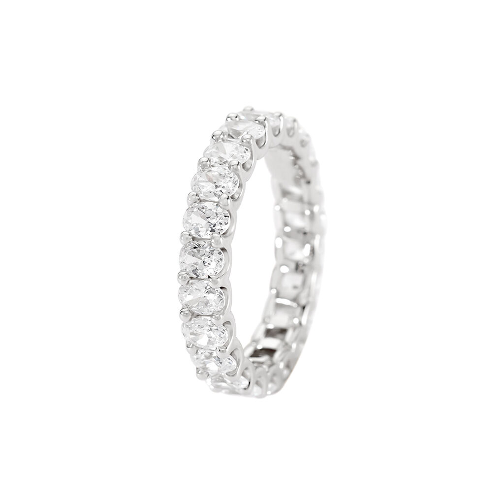 SOPHINA Damen Ring Silber 925 Zirkonia Wei&szlig;
