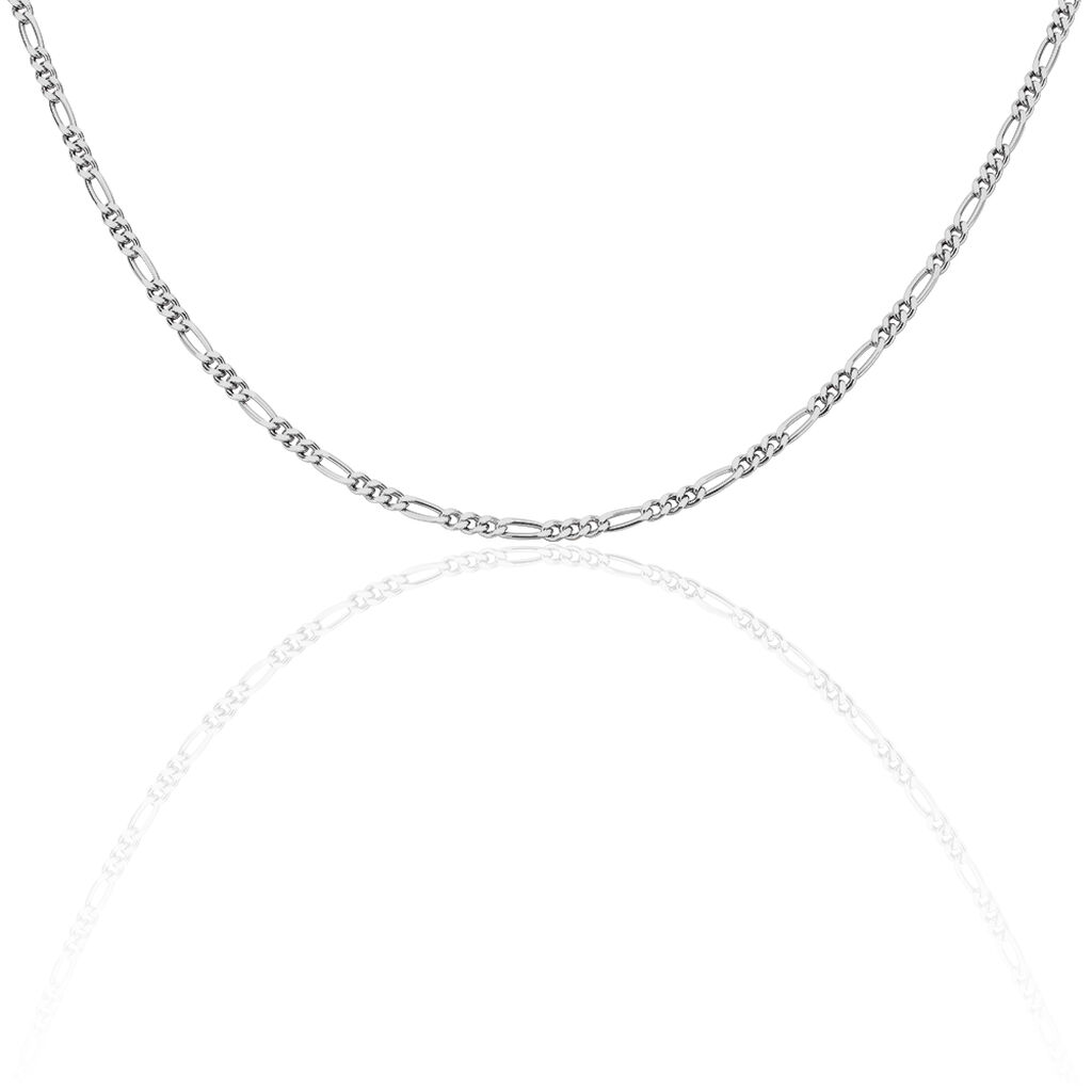 Damen Figarokette Silber 925 42cm