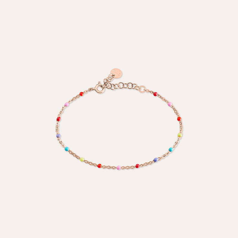 Bracciale Silver Collection Argento Rosa Pietra sintetica - Spannringe Damen | OROVIVO